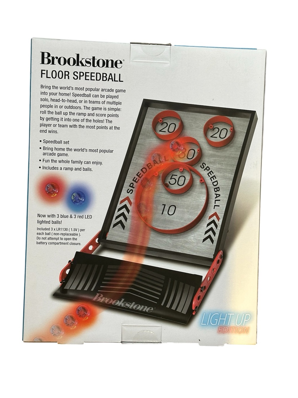 Brookstone Light-Up Floor Speedball Game